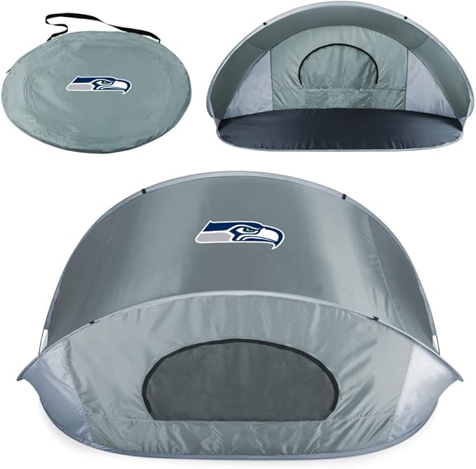 Picnic TIME NFL Manta Portable Beach Tent - Pop Up Tent - Beach Sun Shelter Pop Up