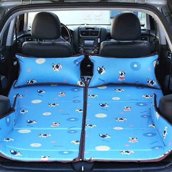 Car Camping Mattress Portable SUV Sleeping Pad for Travel Grey-Suede 260kg Capacity