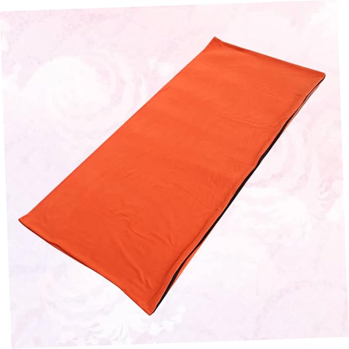 SUPVOX Fleece Envelope Sleeping Bag for Adults Portable Camping Travel Sleeping Bag Lightweight Warm Sleep Sack for Outdoor Activities