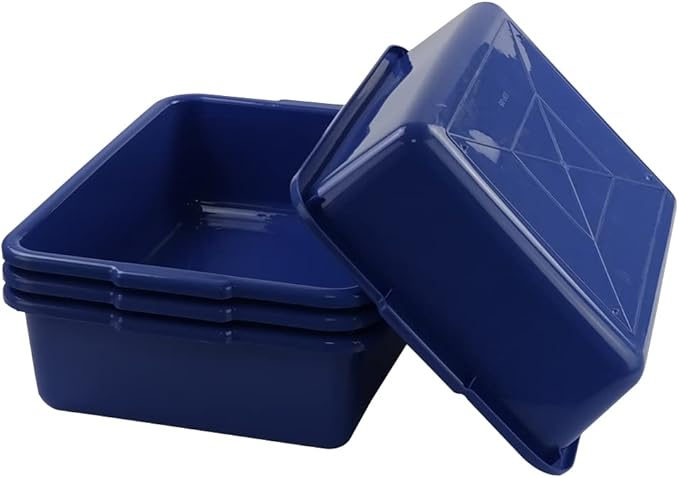 Cand 13 L Commercial Bus Tubs 4 Packs Plastic Bus Box/Wash Basin