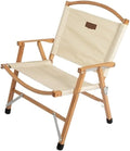 Compatible For Oak Solid Wood Kermit Chair Outdoor Folding Portable Fishing Stool Camping Beach(02)