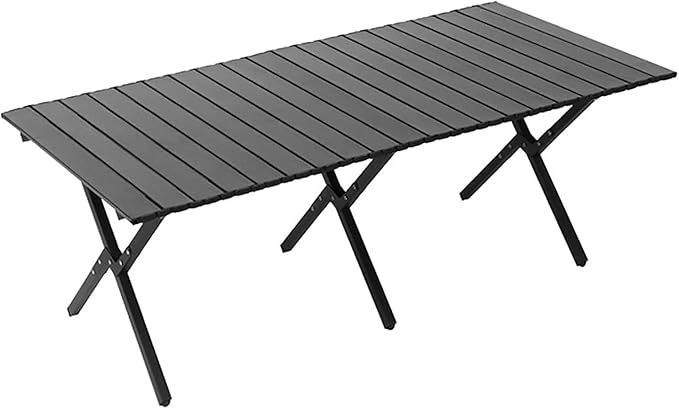 BK&ampMF Outdoor Folding Camping TableWooden Small Backpacking TablePicnic Camping Table Ultralight Side Table with Carry Bag for Cooking PicnicB61x87x45cm(24x34x18inch)
