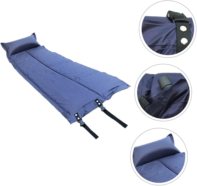 Hemoton Inflatable Camping Pad Portable Sleeping Mat for Wear Resistant Design Convenient Lightweight Camping Accessory for Tents and Day Trips