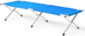 Camp Bed Portable Folding Camping Cot for AdultsIndoor Outdoor Portable Sleeping Cot for Hiking Camping with Carrying Bag Army (Blue)