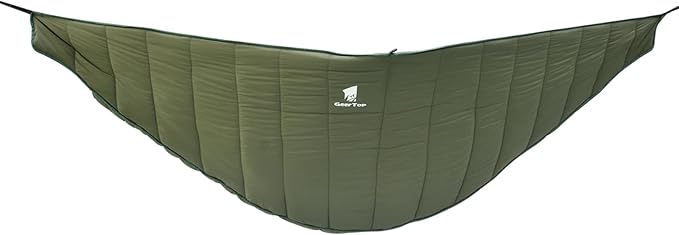 GEERTOP Ultralight Double Hammock Underquilt Full Length Warm Camping Quilt All Season for Outdoor Backpacking Hiking Travel