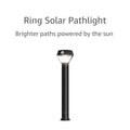 Ring Solar Pathlight — Motion-activated pathlight bright LEDs works with Amazon Sidewalk Black