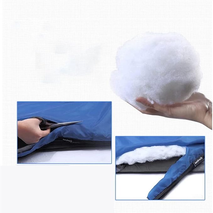 Splicing Sleeping Bag Breathable Adjustable Outdoor Travel Rectangular Sleep Sack 0-20 Degree Slumber