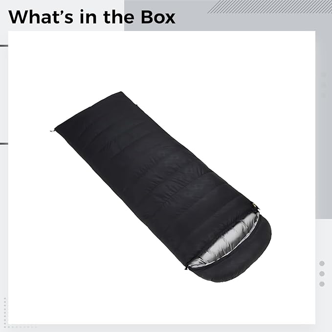 82.7 X 31.5 in Lightweight Down Sleeping Bag - Ideal for Cold-Weather Camping and Travel Naps