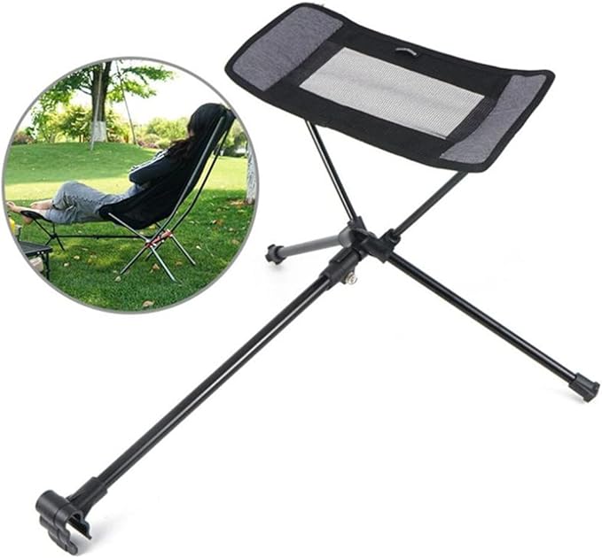 Portable Stool Footstool for Camping Beach Chair Folding Fishing Outdoor BBQ Camping Chair Foot Recliner Foot Rest