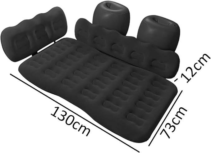 Sturdy Convertible Travel Mattress Supporting Two Adults with Anti-Slip Design for Camping Adventures with Storage Bag for Backpacking and Vehicle Applications