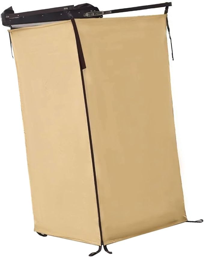 Vehicle Side Shower Tent Privacy Shelter Bathroom Overland Toilet Stall Changing Dressing Room for Tailgate Restroom Travel