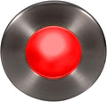 WAC Landscape Lighting LEDme 120V LED Full Round Indoor and Outdoor Step and Wall Light Red in Brushed Nickel