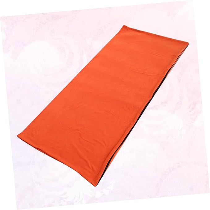 Fleece for Adults Comfortable Outdoor Camping Gear with Opening Compact Storage Bag Linkable Design for Hiking Travel Orange