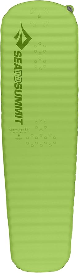 Sea to Summit Comfort Light Self-Inflating Foam Sleeping Pad for Camping and Backpacking Regular (72 x 20 x 2 inches)
