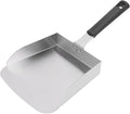 Professional Stainless Steel Griddle Food Mover Large BBQ Grill Food Shovel with Ergonomic Handle Heavy Duty Griddle Scoop for Stir Fry Cooking and Moving Food Perfect for Comme