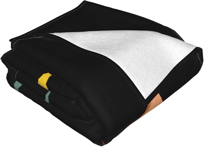 80X60 Mid Century Modern Eames Atomic Starbursts Lightweight Flannel Blanket - Soft and Breathable Polyester Suitable for Travel Camping and Home Decoration