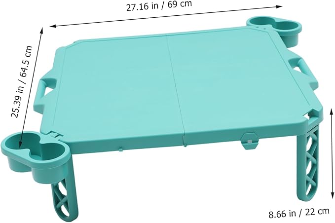 Milisten 1pc Outdoor Folding Table Multipurpose Desk for Camping Picnics and Backyard Activities Compact Design for Easy Storage and Travel Non-damaging to Floors