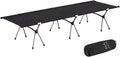 Folding Camping Cot Camping Mat Bed Foldable Sturdy Tent Cot Office Single Folding Bed Travel Portable Hiking(Black)