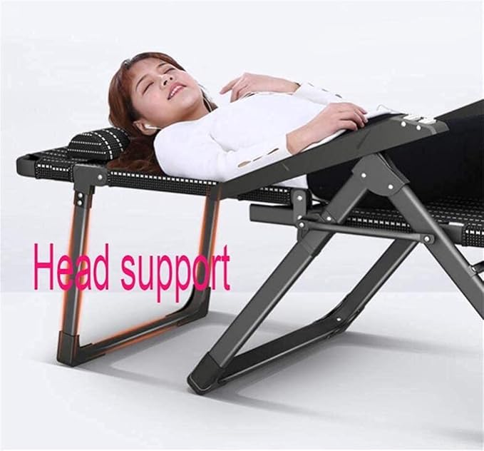 Sun Loungers Heavy Duty Lounge Chairs and Full Flat Cot Folding Reclining Chairs for Garden Outdoor Beach Pool Camping Patio B