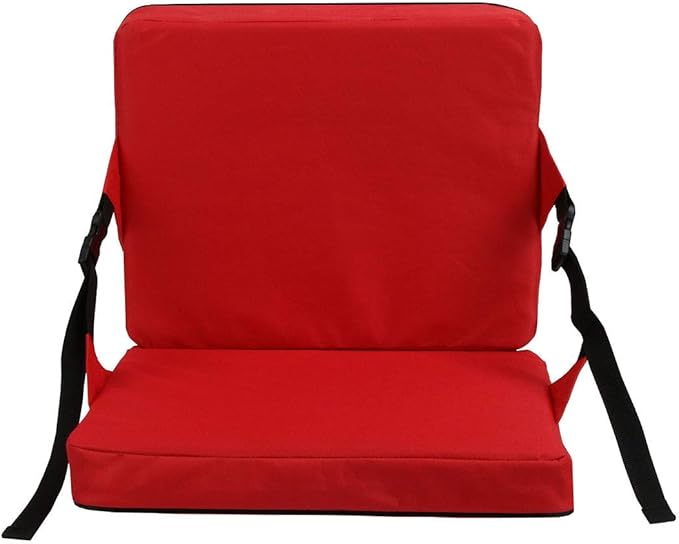 Indoor &amp Outdoor Folding Chair Cushion Foldable Portable Stadium SeatChair Cushion for Sports Events Outing TravellingHiking Fishing