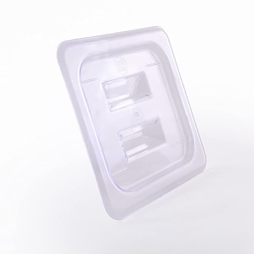 6-Pcs Food Pan Lid 1/6 Size Clear Polycarbonate Hotel Pan Cover with handle