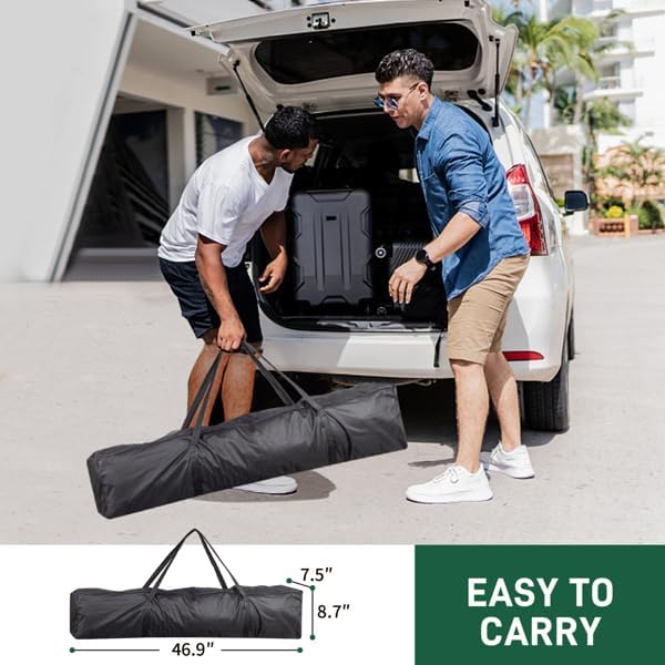 10x10 FT Pop Up Canopy Tent Portable Commercial Canopy Tent Outdoor Gazebo for Home Party &amp OutdoorPortable Shelter Gazebo Easy Outdoor Sun Shade for Events Parties and Camping - White