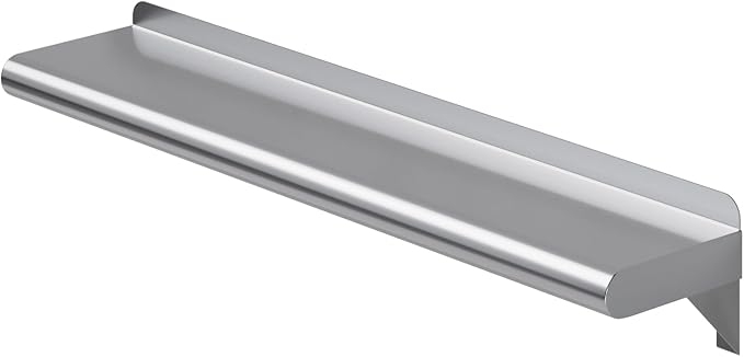 AmGood 6 X 30 Stainless Steel Wall Shelf | NSF | Metal Shelving | Garage Laundry Storage Utility Room | Restaurant Commercial Kitchen