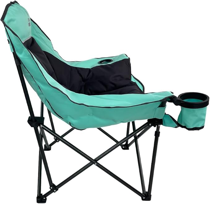Oversized Folding Camping Chair - Portable and Comfortable 400 lbs. Weight Capacity - Perfect for Camping and Outdoor Activities