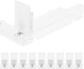 10PCS Supermarket Shelf Pusher: Spring-Loaded Store Display Shelves - Fridge Drinks Automatic Pusher Glide - Beverage Soda Can Organizer Dispenser 18cm/7''