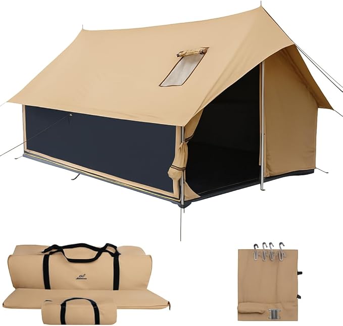 WHITEDUCK Rover Canvas Scout Tent Waterproof 4 Season Luxury Outdoor Camping and Glamping Yurt Tent