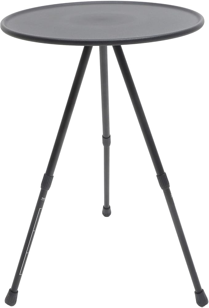 CHILDWEET Portable Folding Camping Table Outdoor Small Adjustable Tripod Foldable Grill Table for Hiking Picnic BBQ Balcony Use with Carry Handle