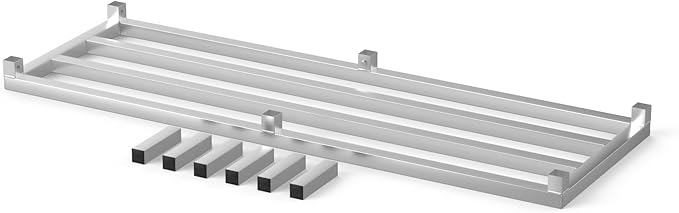 60 x 20 | 8 Off The Floor Aluminum Dunnage Rack | 1200 Lbs Capacity