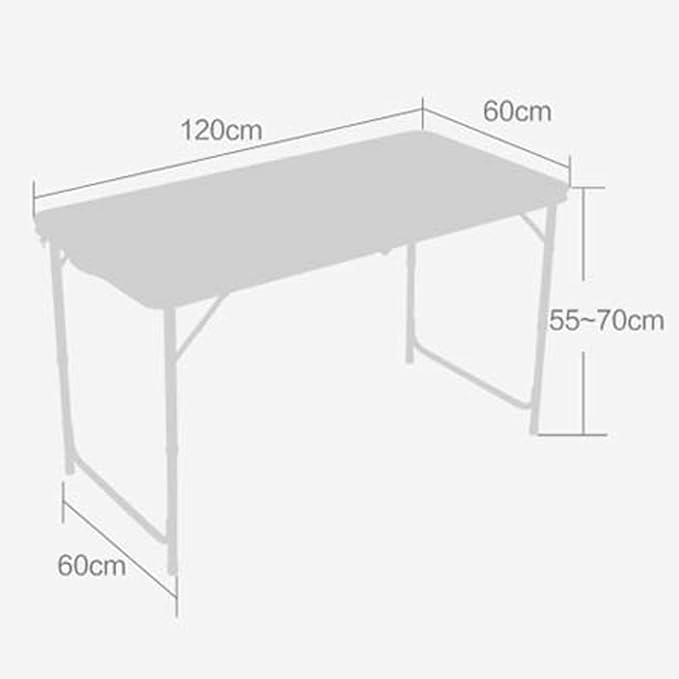 Folding Picnic Table47.24 x 23.62 x 21.65‘’Home Use Folding Table Lightweight Aluminum Camping TablePortable Outdoor Grill Stand Table for Outside Picnic BBQ Beach