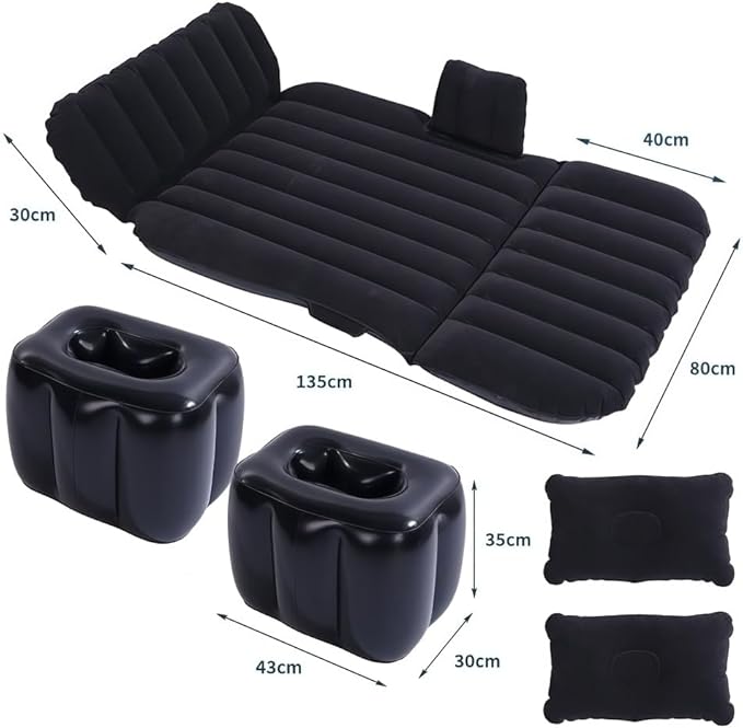 Car Air Mattress for Cadillac Escalade 2007-2010Air Mattress Back Seat Camping Bed Thickened Car Sleeping Pad for Travel Portable Car Bed Anti-Leakage Quick Easy Set-Up