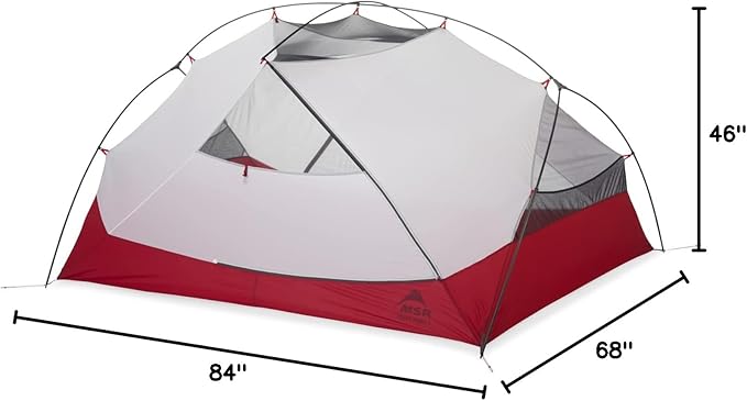 MSR Hubba Hubba 3-Person Lightweight Backpacking Tent