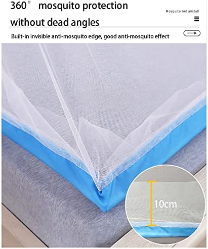 Folding Camping Cot for Adults Heavy Duty Outdoor Bed with Carry Bag Layer Travel Camp Cots Portable Cot Extra WideFolding Mosquito Net Bed Netting Summer Indoor Outdoor Portable Travel Bed