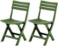 Terrasse Folding Chair – Versatile Camping Chairs Armless Folding Camping Chairs All-Weather Outdoor Patio Chairs Travel-Friendly Lawn Chairs Folding &amp Comfortable Beach Chairs (2 Avocado Gree