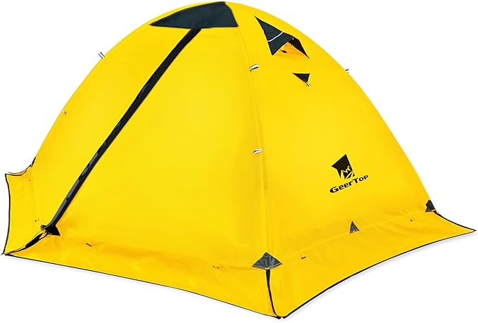 GEERTOP Ultralight 2 Person Backpacking Tent 4 Season Waterproof Camping Tent Double Layer Cold Weather Easy Set Up Tents for Family Camp Hiking Hunting Outdoor Mountaineering Travel