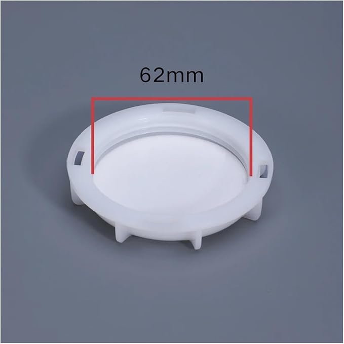 IBC Tote Lid 20 Pcs 62mm Fine Thread Valve Cover White Plastic Cap Water Barrel Lid for Schutz IBC Tank Durable Adapter for Food Industries Storage