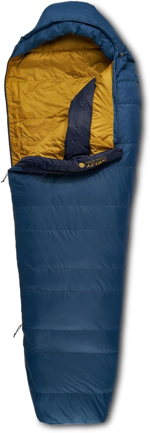 Kelty Cosmic 20 Down Mummy Sleeping Bag for Backpacking Campers 550 Fill Power Recycled Fabrics with PFAS-Free DWR Designed in Sunny Colorado