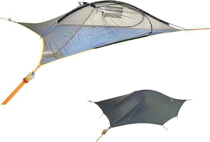 Tentsile Flite+ V3 Lightweight Camping Tent Hammock Portable Treehouse for Backpackers Backyards Nature Lovers Designed in The UK