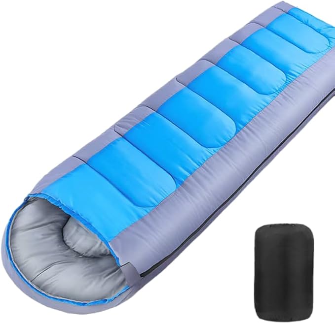 Adult Winter Sleeping Bag - Comfortable Temperature Range Below Zero - Camping Sleeping Bag - Thick Filling Waterproof Fabric Suitable for Outdoor Hiking Mountaineering Snow Camping