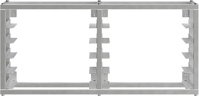 AmGood Wall Mounted Sheet Bun Pan Rack 40 x 13 x 18 | Aluminium | NSF