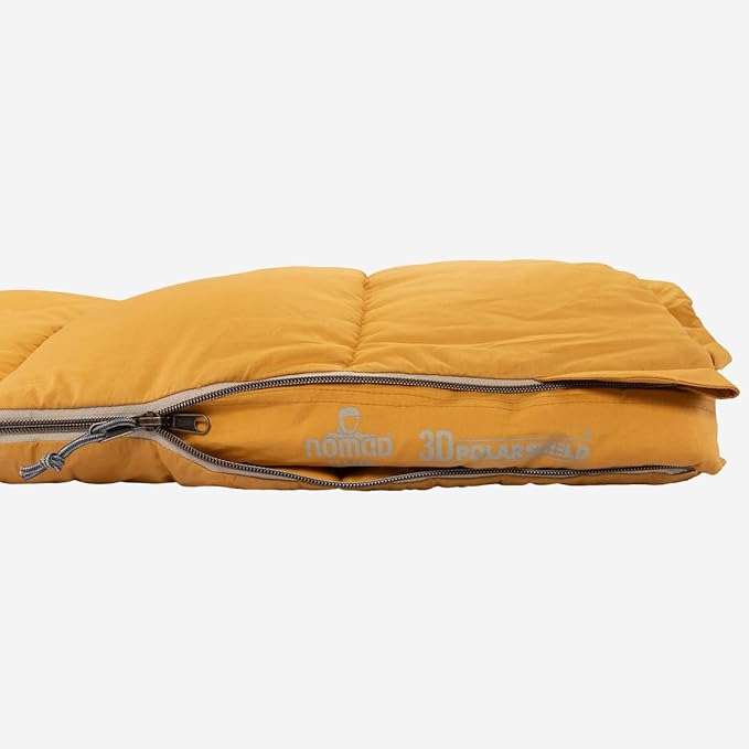 NOMAD Blazer Sleeping Bag - Premium 100% Percal Cotton Blanket Sleeping Bag for Camping and Sleepovers