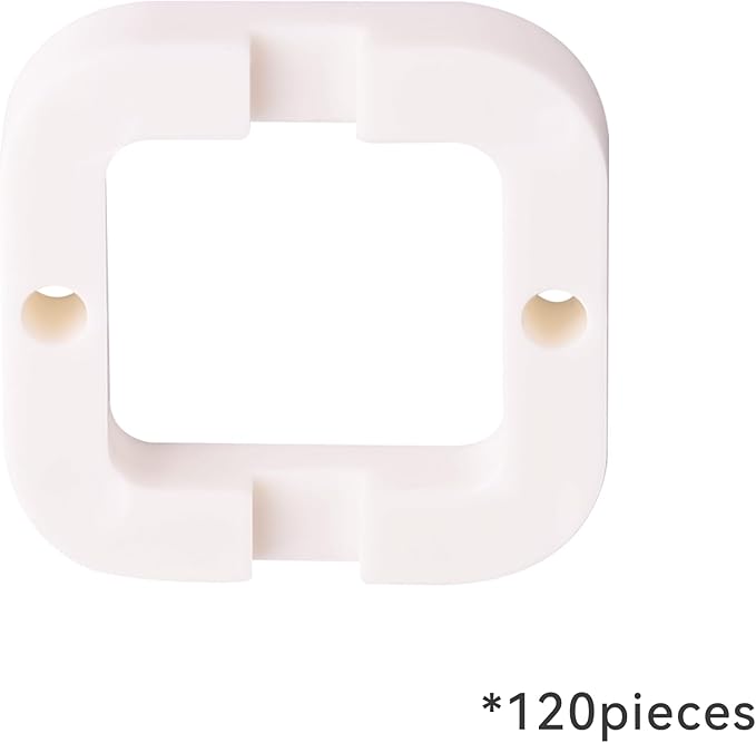 Outdoor Light Mount Bracket/Outdoor Home Lighting Mounting Brackets Compatible with Go-vee Permanent Outdoor Light Model (H705) Outdoor Light(White150FT-120 mounts)