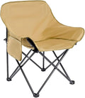 CTESNE【Lightweight &amp Portable】Folding Camping Chair 2.2lbs Outdoor Chair with Side Pocket &amp Storage Bag Folding Chair for Camping Hiking Beach Picnic Indoor Use