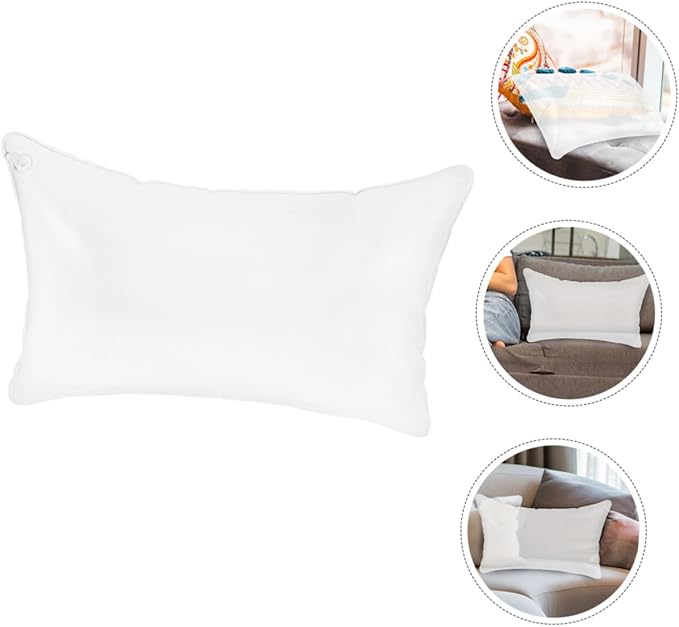 Inflatable Pillow Insert Portable Water Resistant Cushion for Camping Travel Compact Folding Design for Outdoor Office Use
