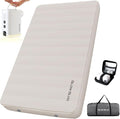 Self-Inflating Sleeping Pad with Portable Electric Air Pump 4in Thick Memory Foam Camping Mattress for Tent Cot &amp Car Travel Fast Inflate &amp Deflate Camping Pad