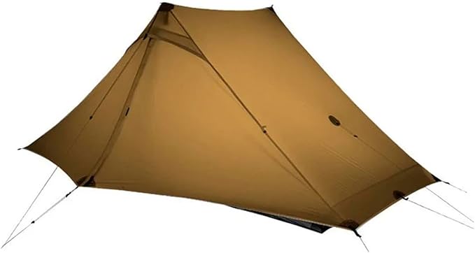 3FULGEAR Lanshan 2 Pro Tent 2 Person Ultralight Camping Tent 3/4 Season Professional 20D Silnylon Rodless Tent for Camping Climbing Hiking