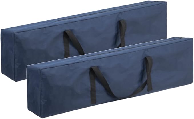 BDL Double Camping Chair Replacement Bag 40 Inch Extra Large Zippered Cot Bag for Travel Camping Sports Equipment Storage - 2 Pack